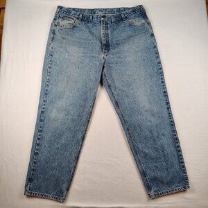 Carhartt Relaxed Fit Medium Wash Denim Jeans Men 44 x 30